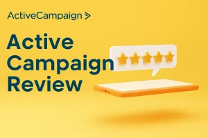 ActiveCampaign review pros cons hero banner