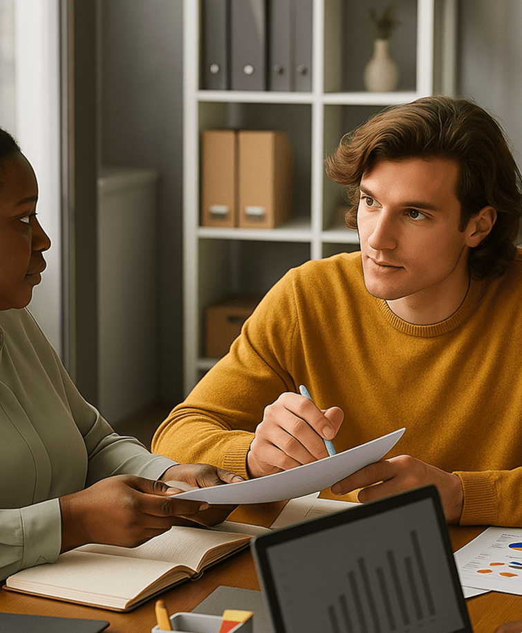 companies work man image