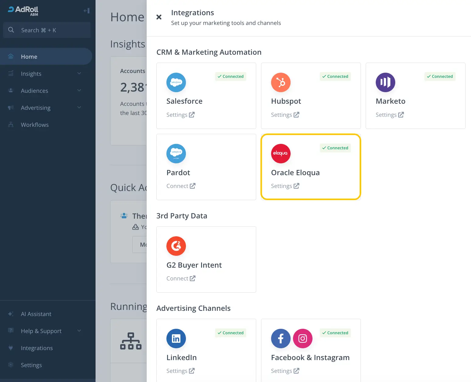 adroll-connecting-eloqua